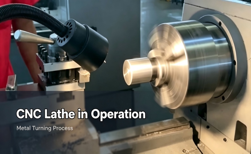 Eğimli Yataklı CNC Tornada Yüksek Hızlı Tornalama
