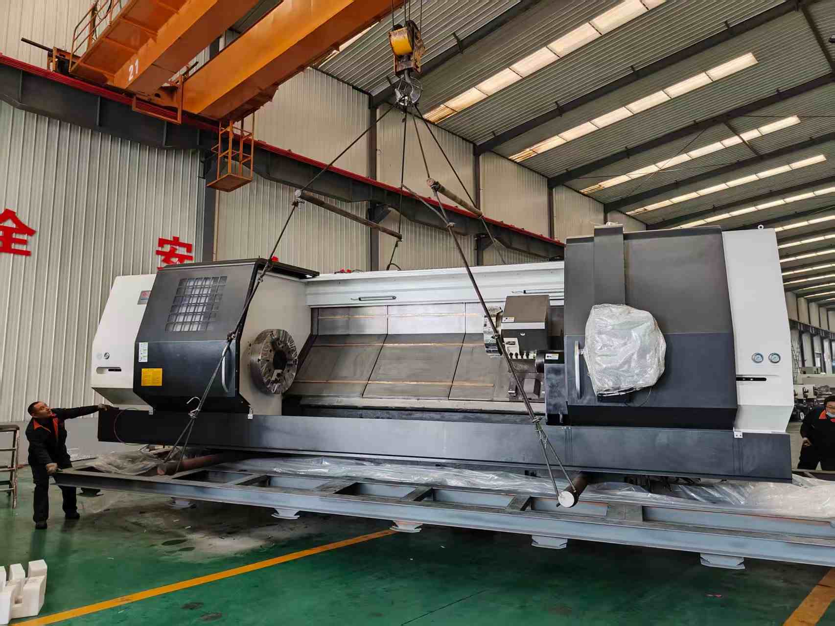 heavy-duty cnc slant bed lathe
